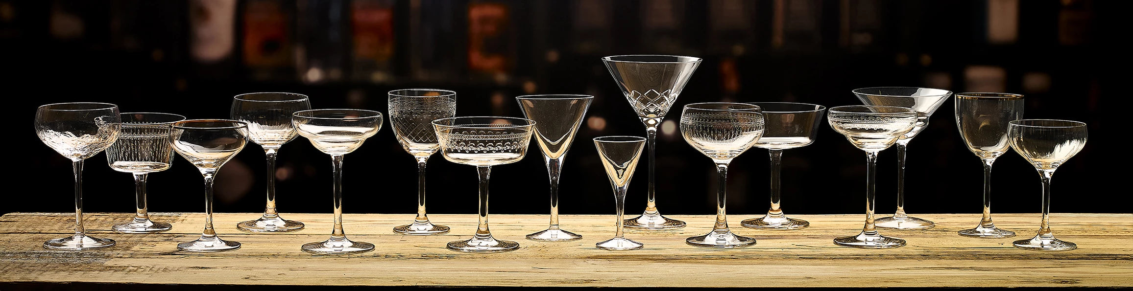 Cocktail glasses