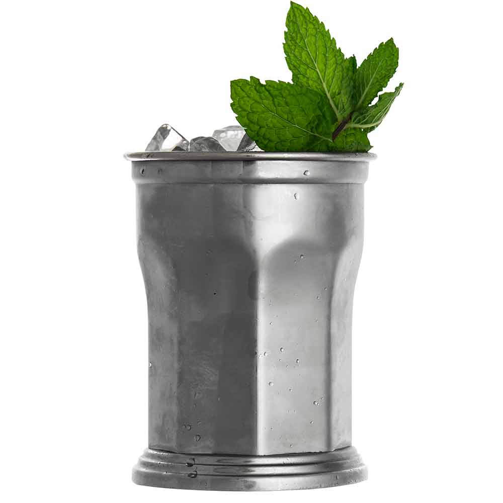 Tazza Julep Ottagonale in Acciaio Inox 39cl