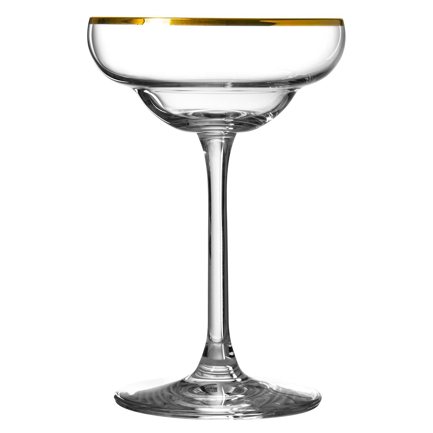 Gold Rim Coley® Crystal Glass Coupe 17cl