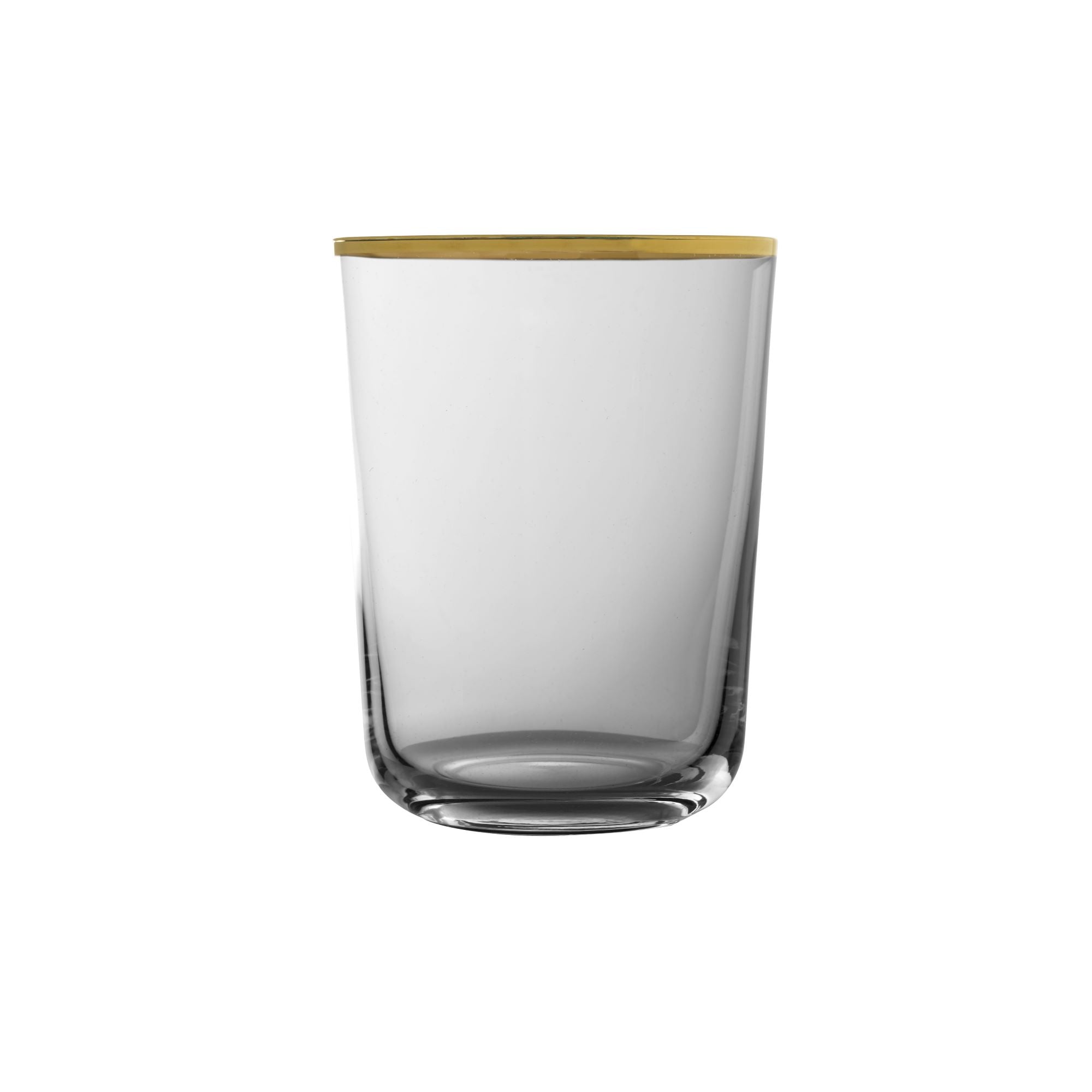 Vaso Fluet Old Fashioned con Borde en Oro - 34cl